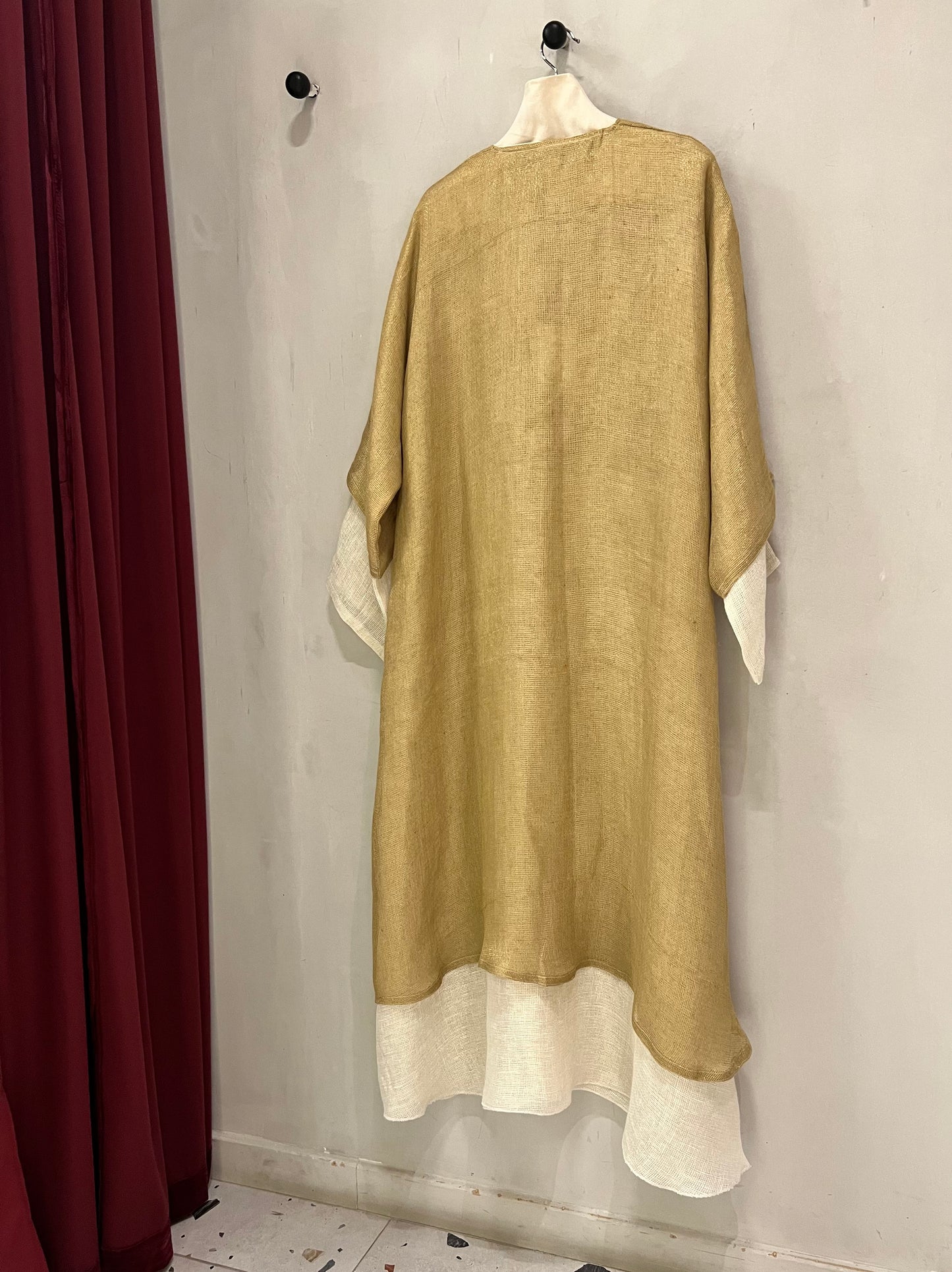 Abaya - Soft Textured – Warm Mustard