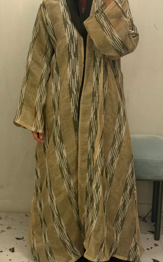 Abaya - Elegant vertical patterned