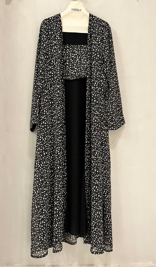 Summer Abaya - Soft floral print