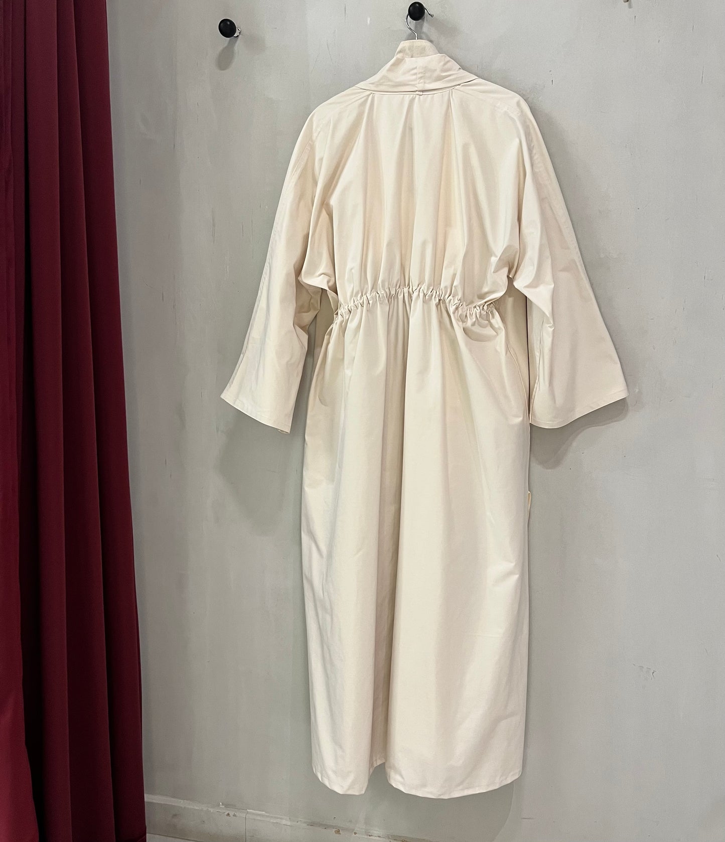 Abaya - Classic Soft Beige - Elastic back design