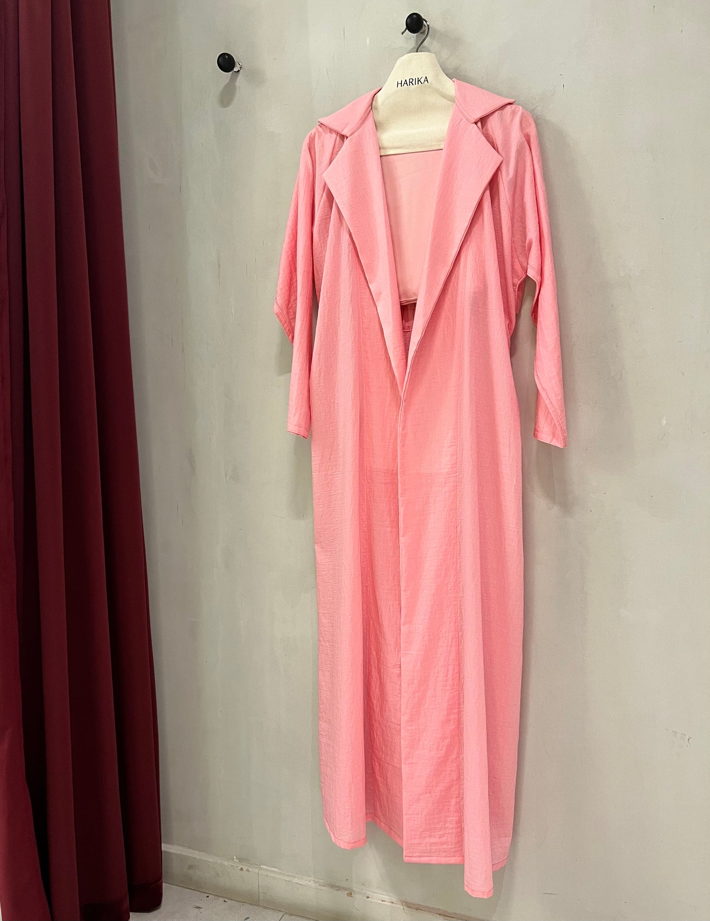 Abaya - Elegant soft pink - elastic back design