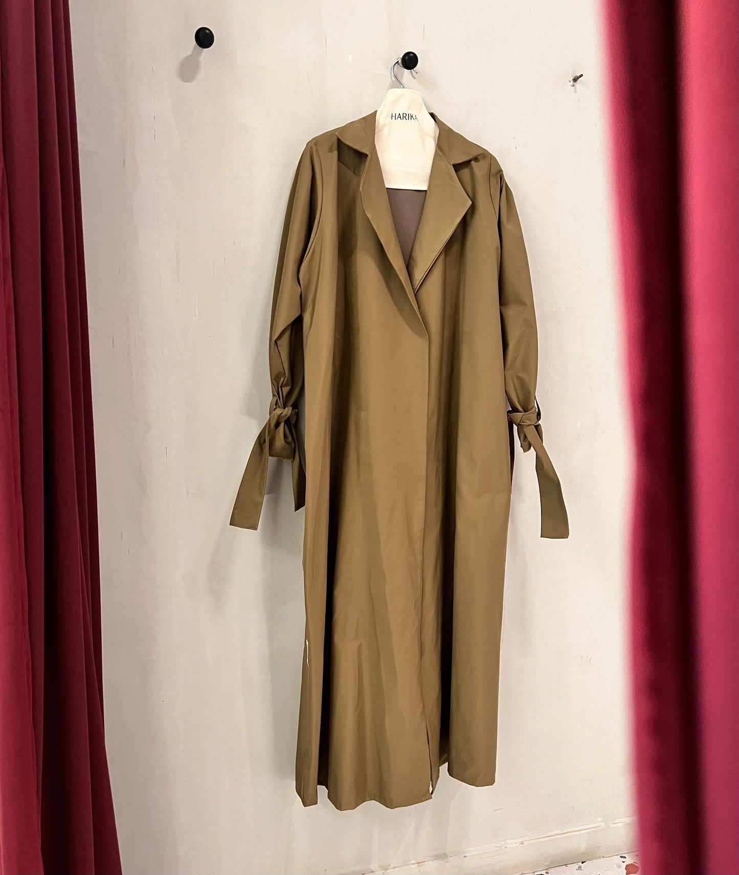 Abaya - Camel Tie-Sleeve