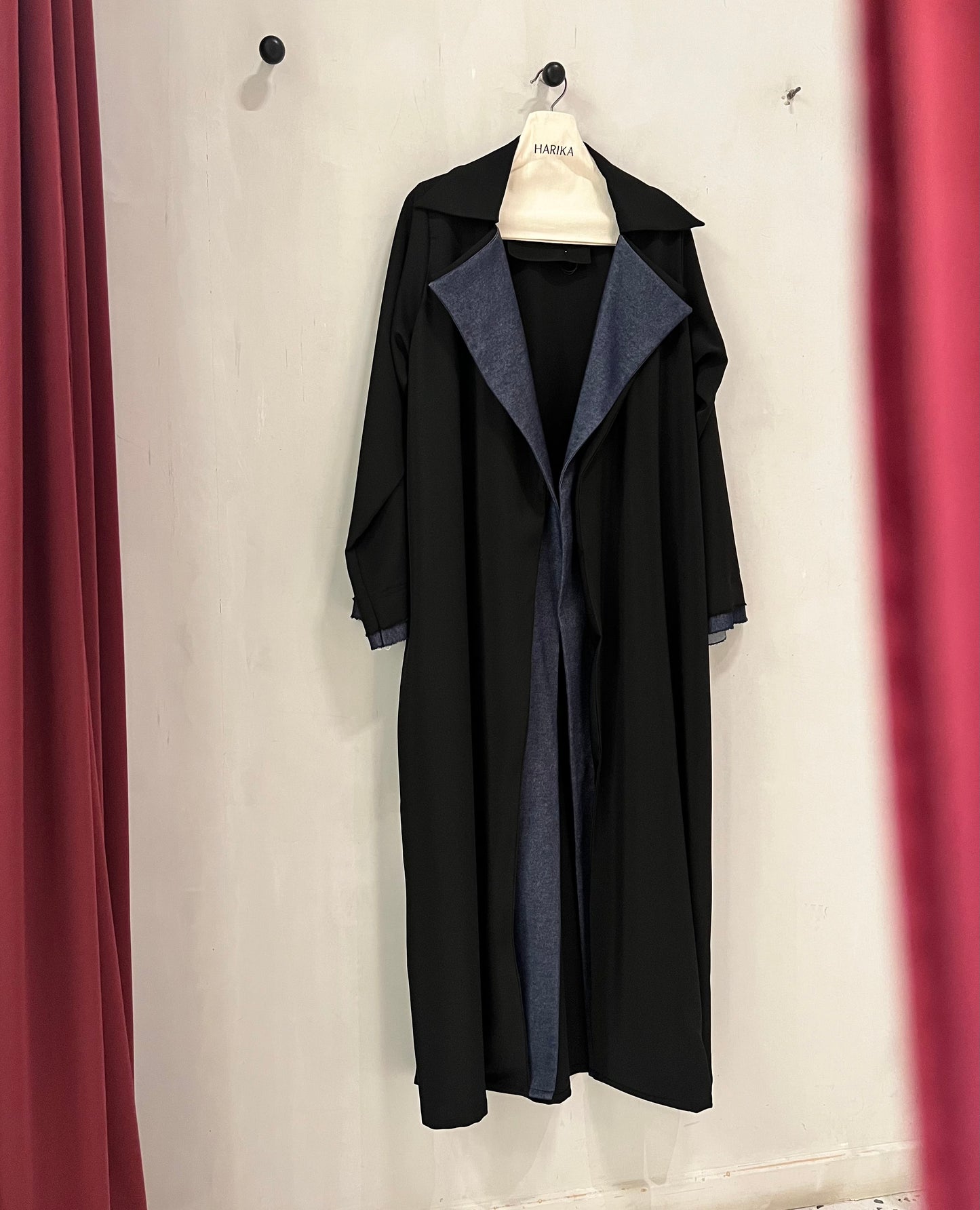 Abaya - Modern Two-Tone Coat Style