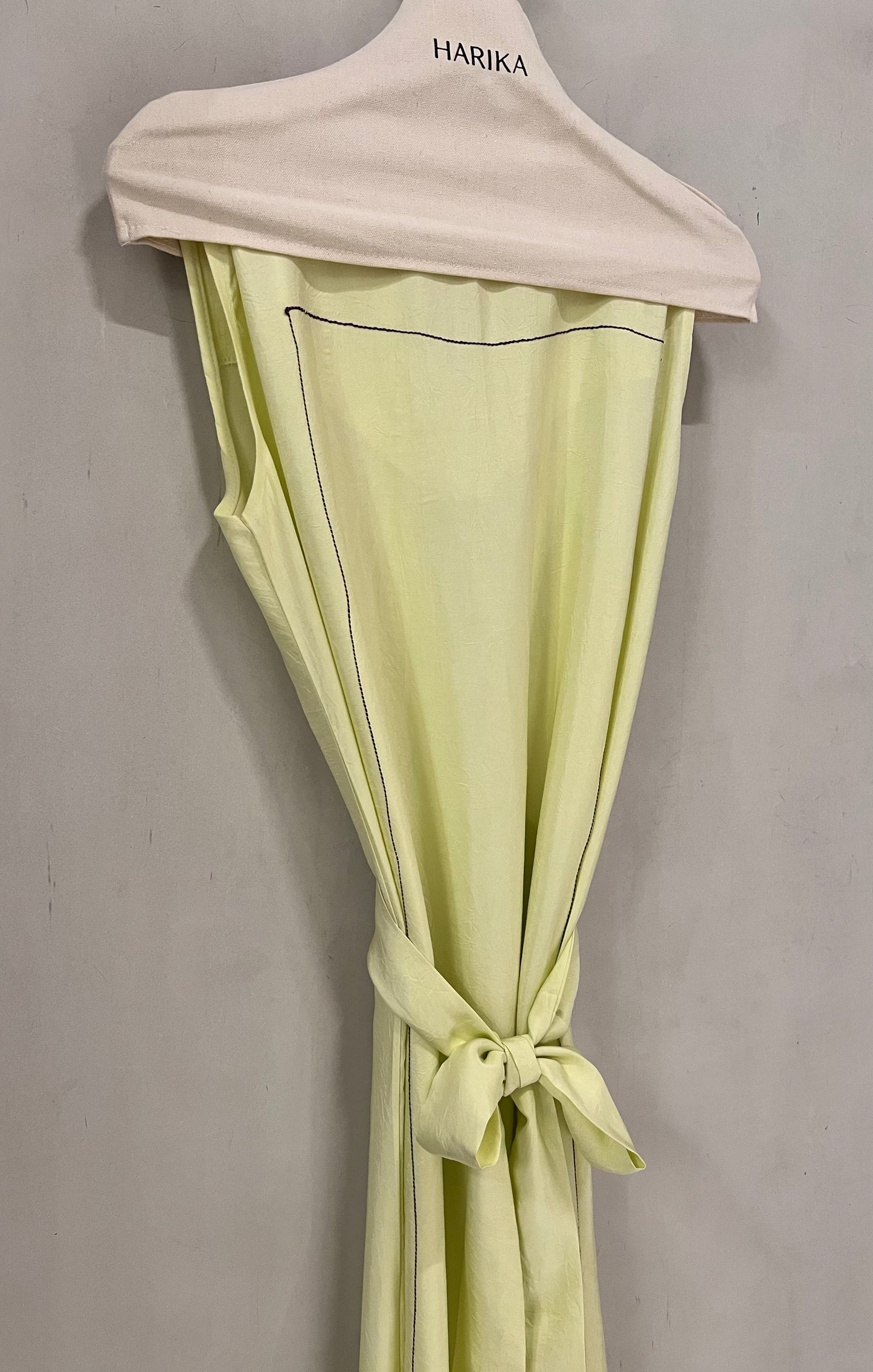 Abaya - Lime Aura Layered - two piece set