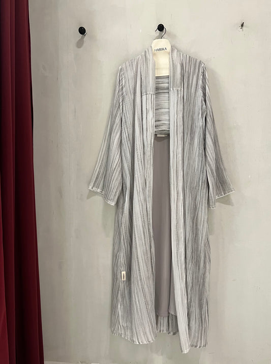 Abaya - Ash Gray - Elegance and effortless comfort
