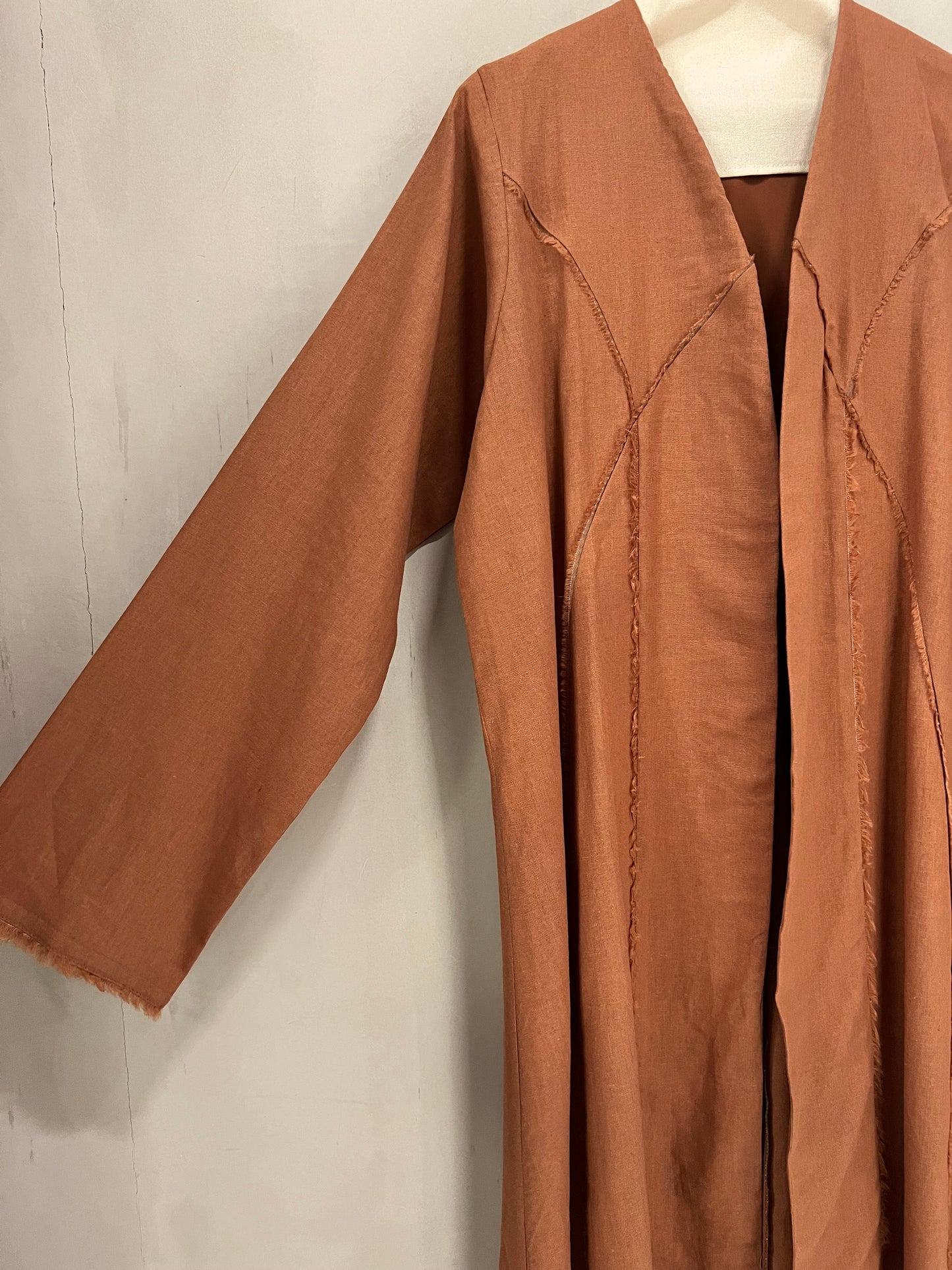 Abaya - timeless and modest beautiful rust brown shade