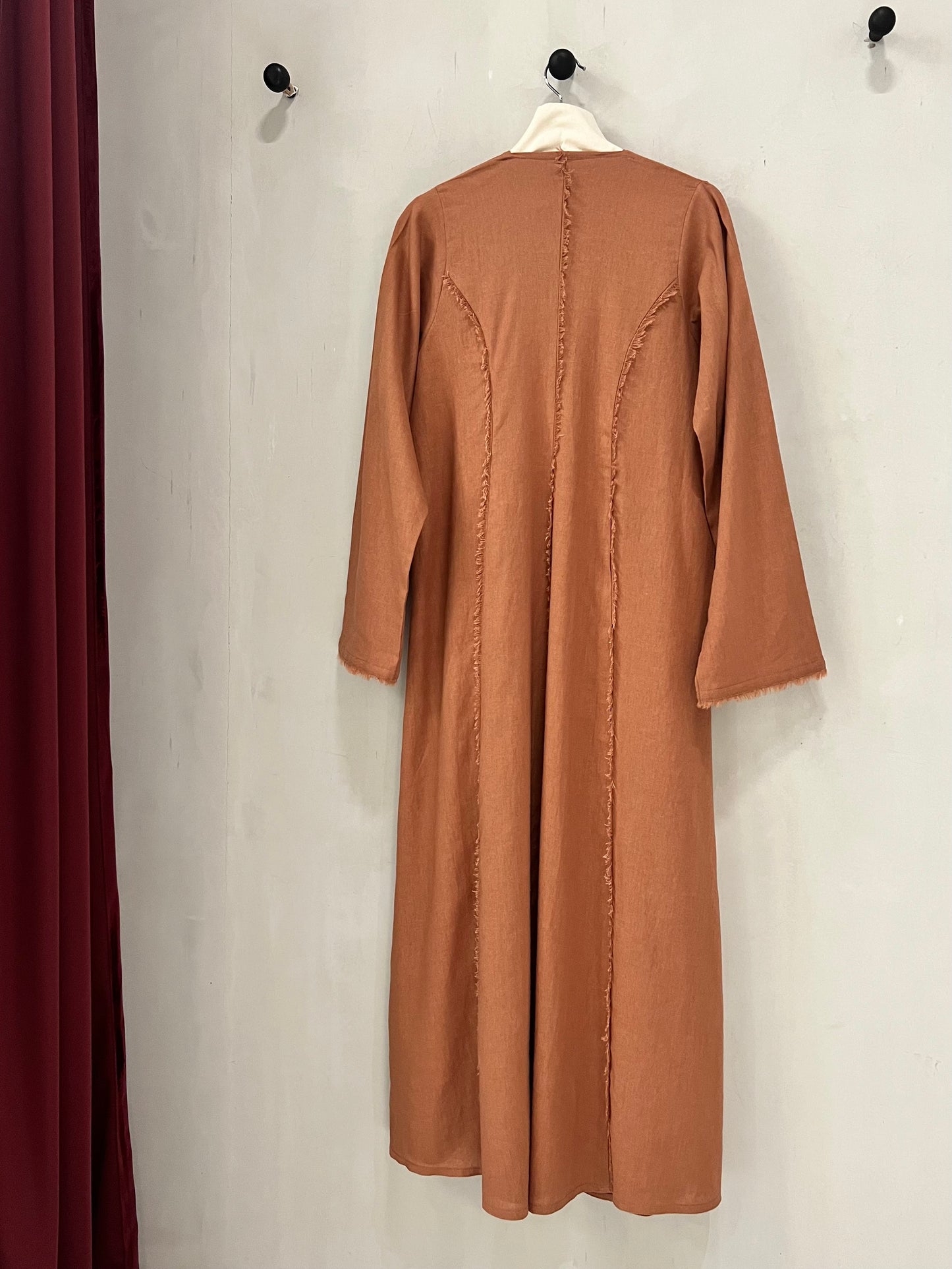 Abaya - timeless and modest beautiful rust brown shade