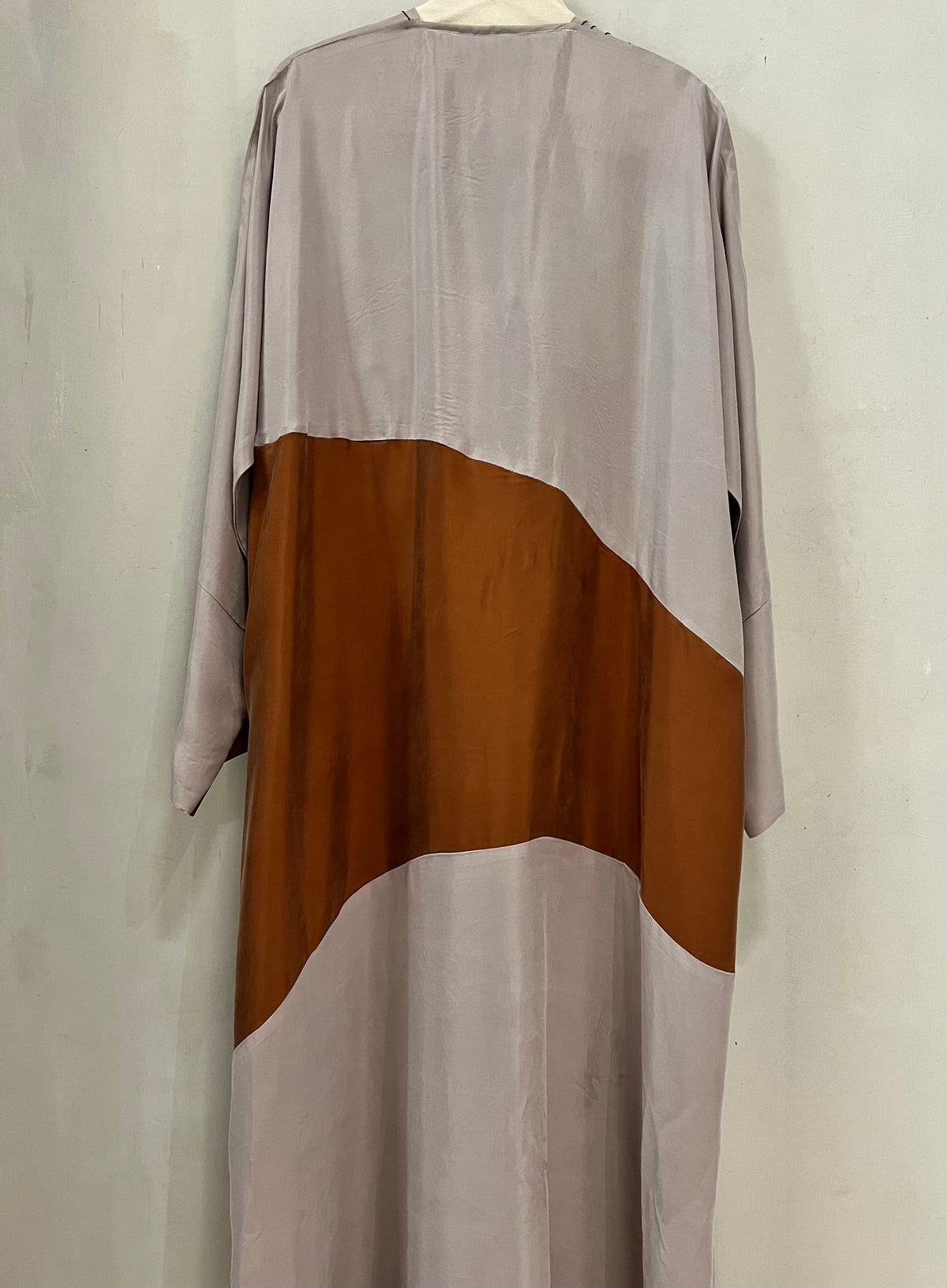Abaya- a beautiful combination of warm caramel brown, soft taupe, black, and creamy beige.